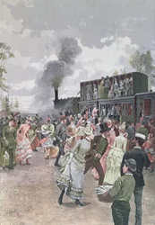 Der Sonntagszug, 1885